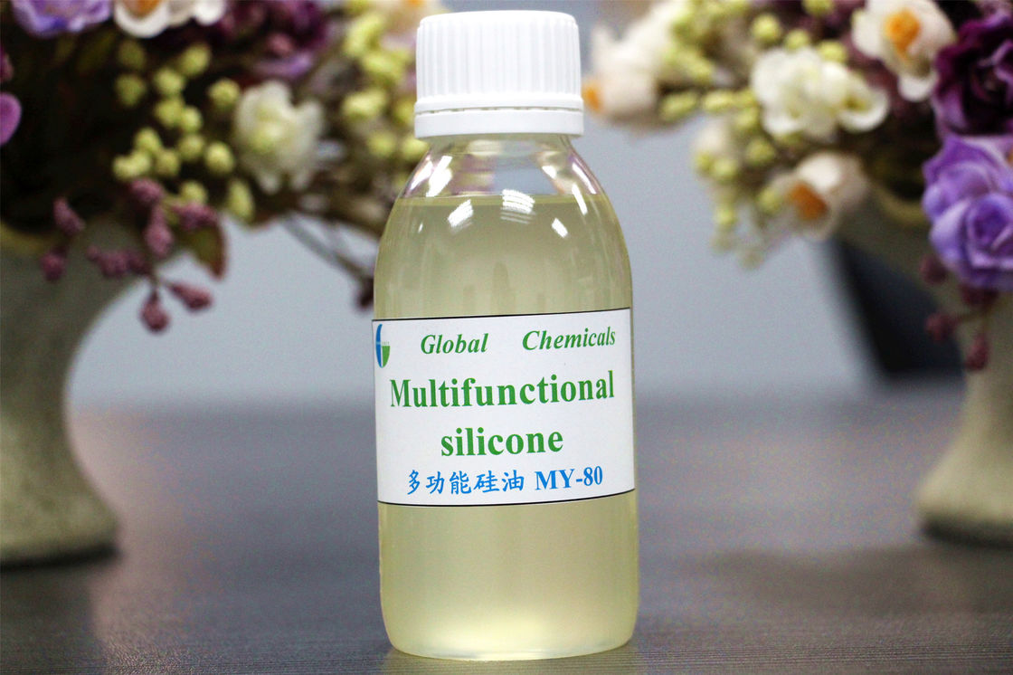 ซิลิโคนไมโอนิก / คาทิออนิกอ่อนแอ MY - 80 สําหรับโรงงานสีและซักผ้า