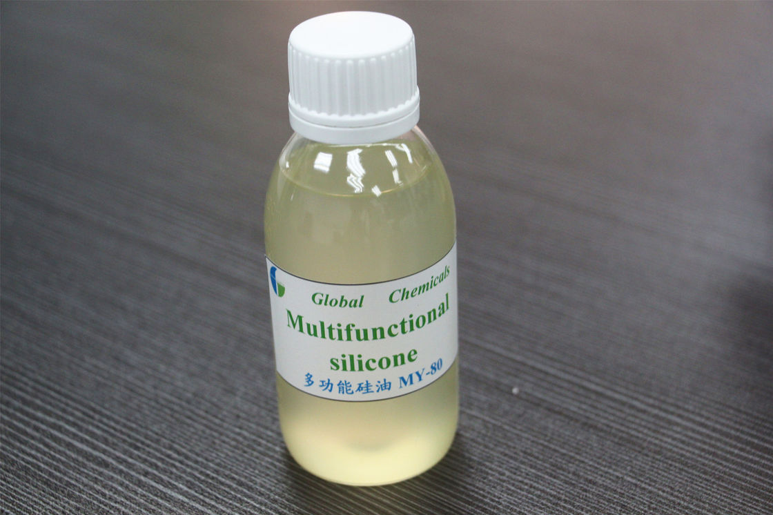 ซิลิโคนไมโอนิก / คาทิออนิกอ่อนแอ MY - 80 สําหรับโรงงานสีและซักผ้า
