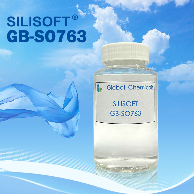 โพลิซิลโคแซนซิลโคนอะมิโนไร้สี, GB-SO763 เครื่องอ่อนนุ่มผ้าซิลิโคนโปร่งใส
