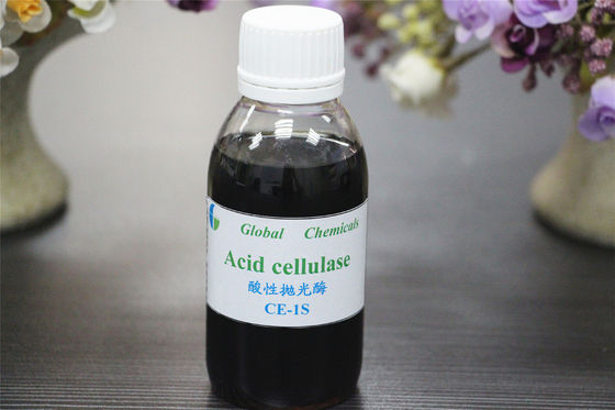 เอ็นไซม์เซลลูลาเซสแอซิดสีน้ําตาลน้ําหนักต่ํา CE -1S สําหรับสารเคมีซักผ้าเดนม