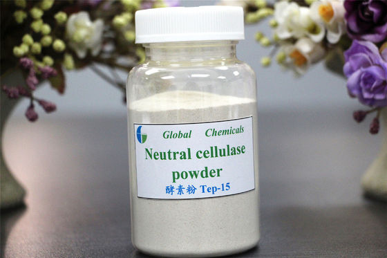 Neutral Bio-polishing Enzyme Celllulase Enzyme Powder Tep Series สําหรับการล้างเดนม