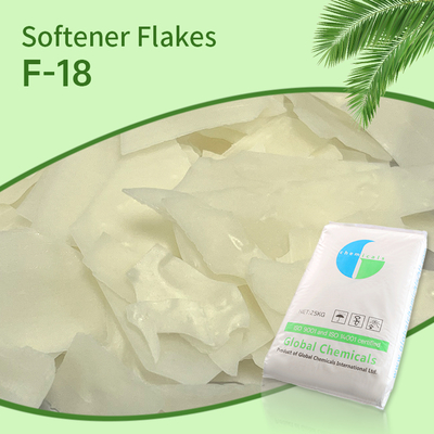 นอนิออนิก / อ่อนแอ Cationic อ่อนนุ่ม flakes SOULBIO F-18 มีความสามารถ hydrophilicity ดีและคุณสมบัติ antistatic สําหรับผ้าใบและ T / C, เหลืองต่ํา