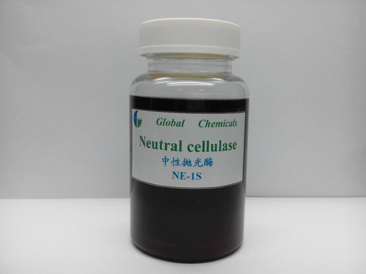 สีเหลือง สีน้ําตาล น้ําเหลวเซลลูลาเซ่ Neutral Celllulase Enzyme NE - 1S กับสารเคมีในผ้า