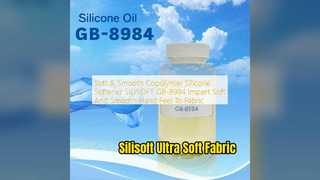 Silisoft GB8984 น้ำยาปรับผ้านุ่มซิลิโคนเนื้อนุ่ม